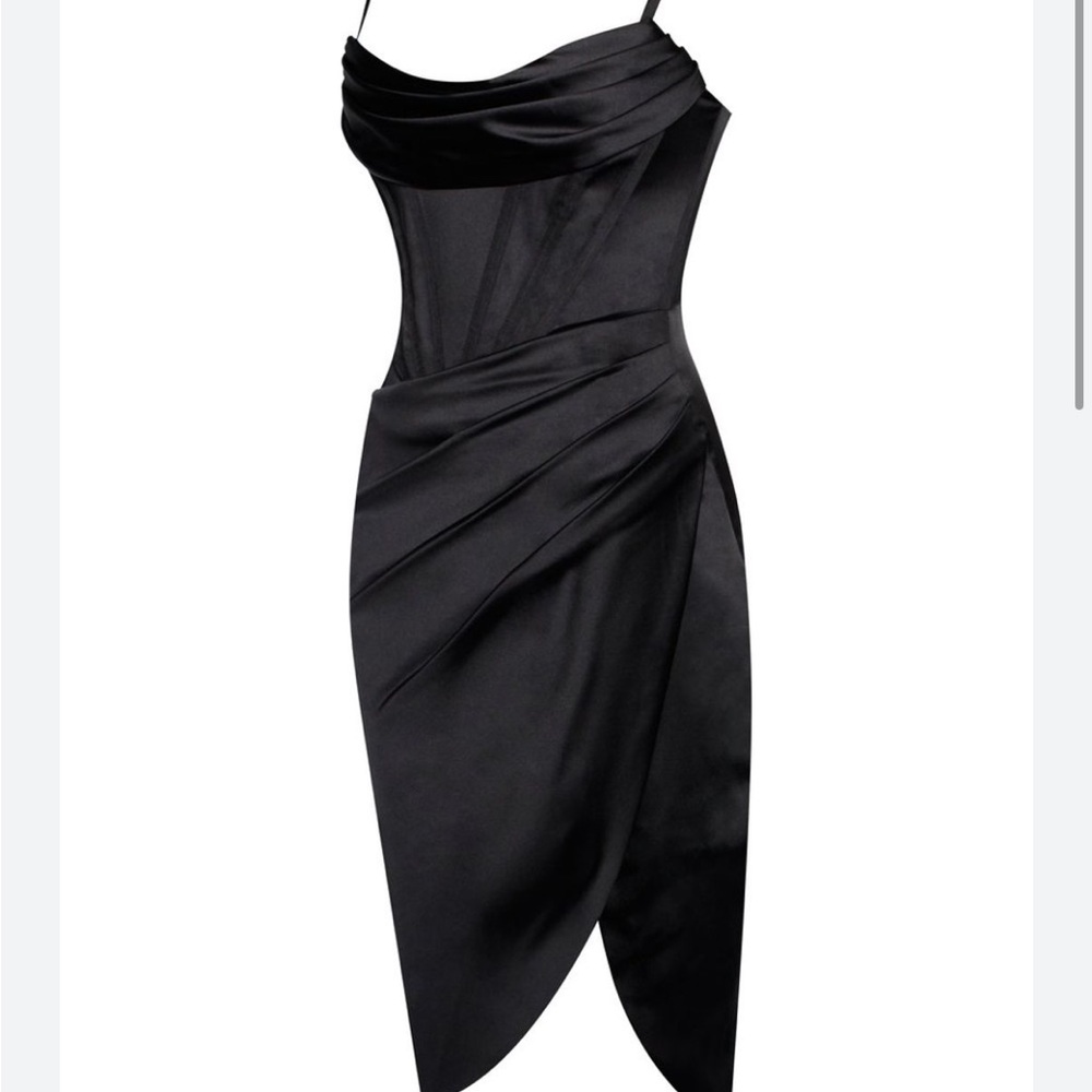 ChiChi London black corset dress